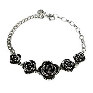 Sterling SILVER Rose Bracelet